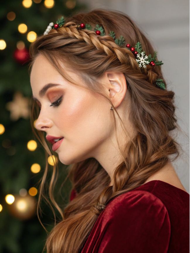 Christmas Hairstyles for Medium Hair