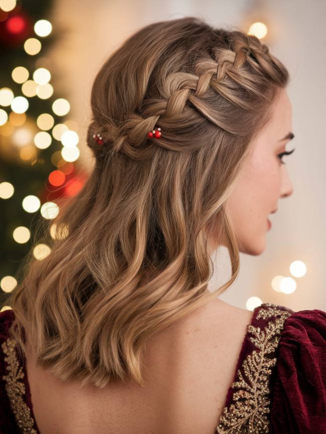 Christmas Hairstyles for Medium Hair