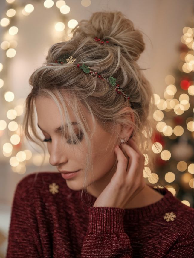 Christmas Hairstyles for Medium Hair