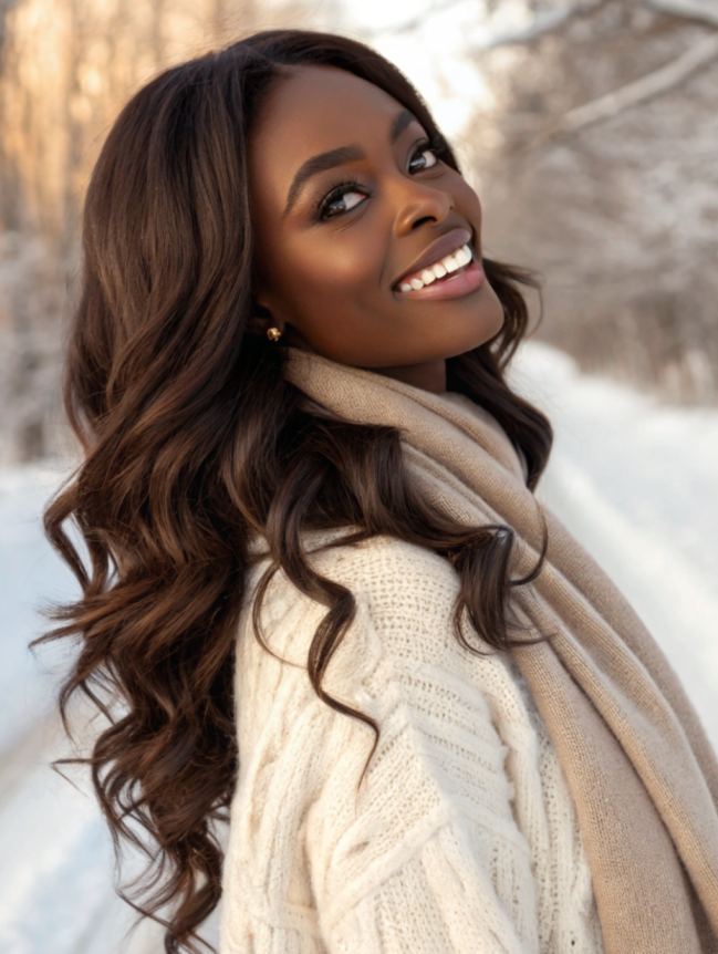 Winter Hair Color Ideas for Black Women