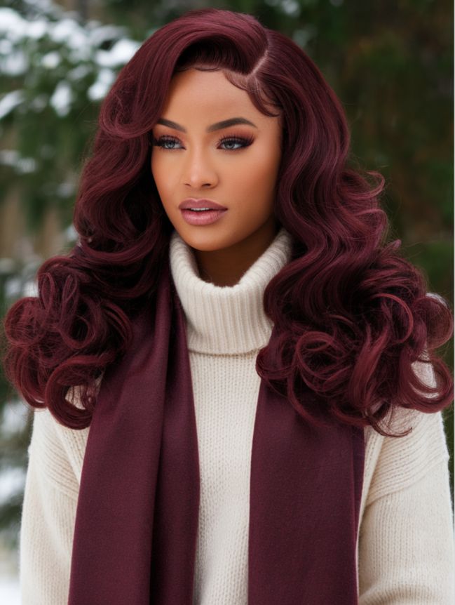 Winter Hair Color Ideas for Black Women