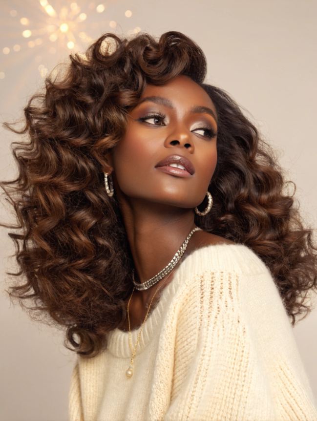 Winter Hair Color Ideas for Black Women