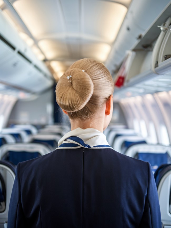 Cabin Crew Hairstyles for Female