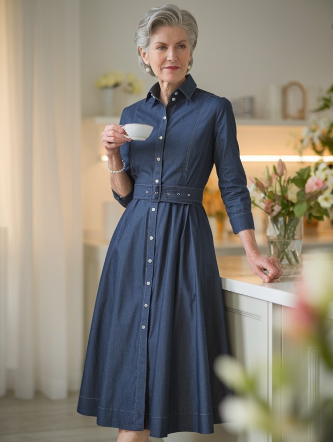 Classy Dresses for Older Women Over 70