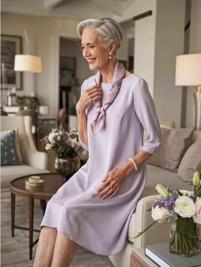 Classy Dresses for Older Women Over 70