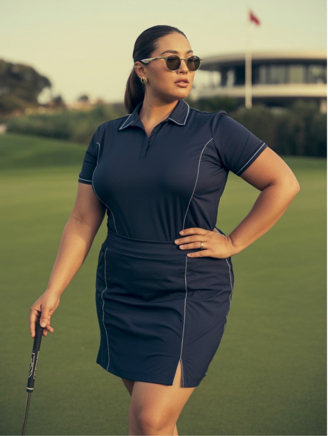 plus size women's golf outfits