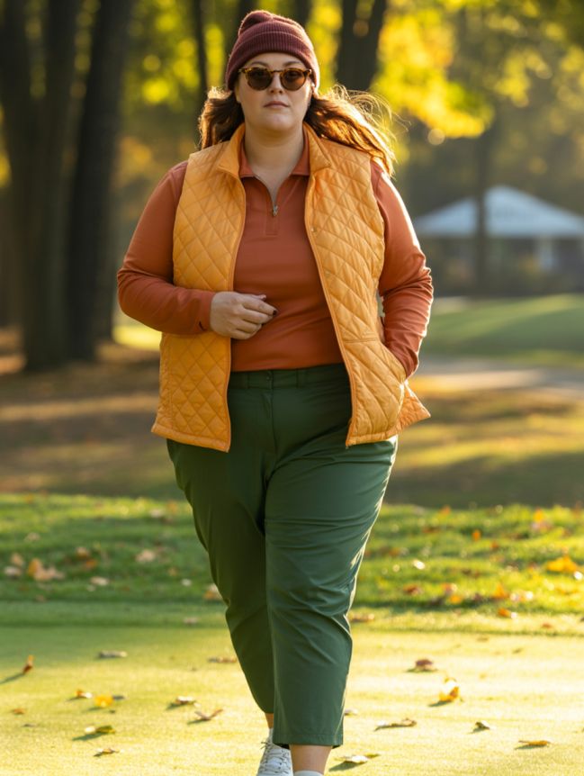 plus size women's golf outfits