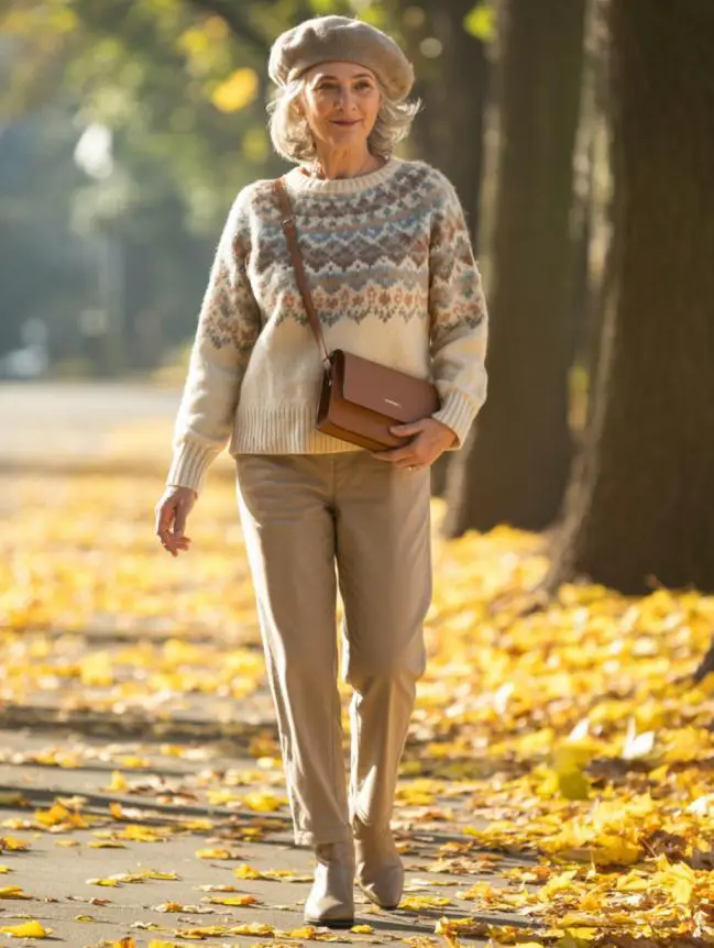 Flattering Winter Outfit Combinations for Senior Women