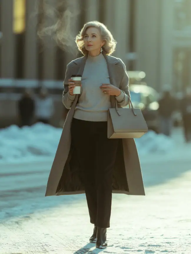 Flattering Winter Outfit Combinations for Senior Women
