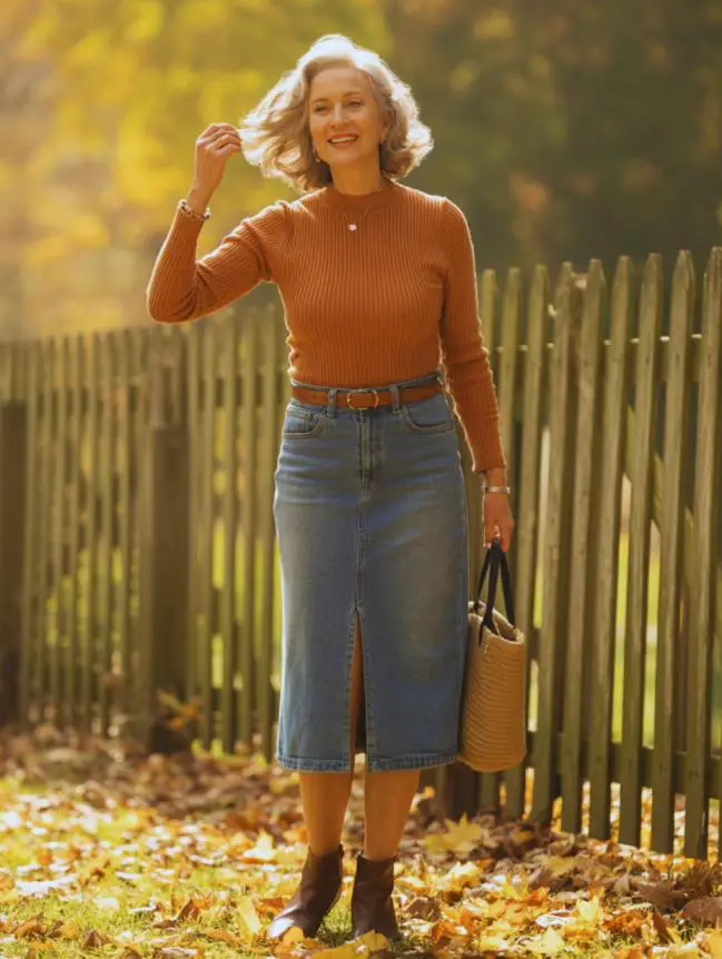 Flattering Winter Outfit Combinations for Senior Women