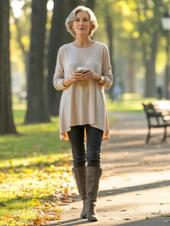 Flattering Winter Outfit Combinations for Senior Women