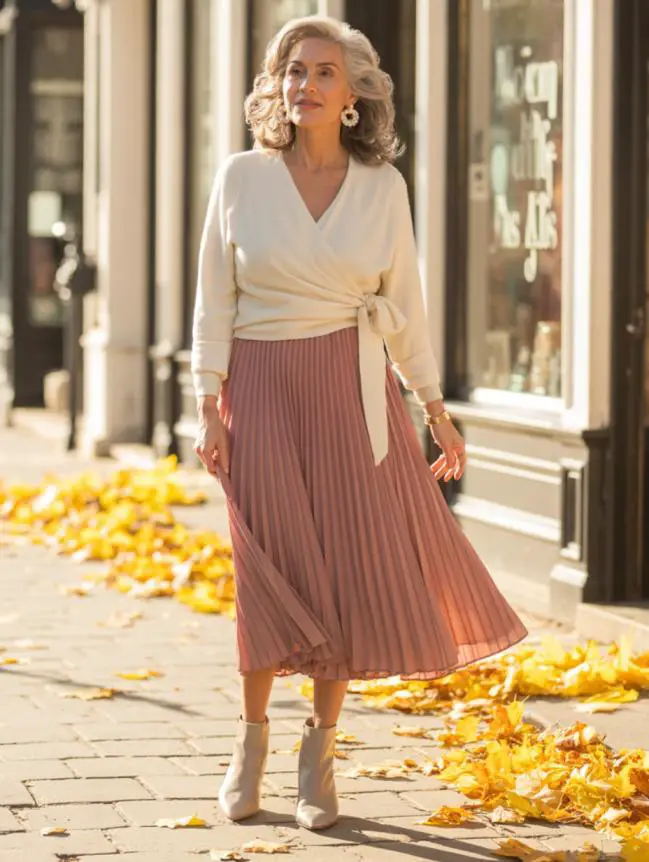 Flattering Winter Outfit Combinations for Senior Women