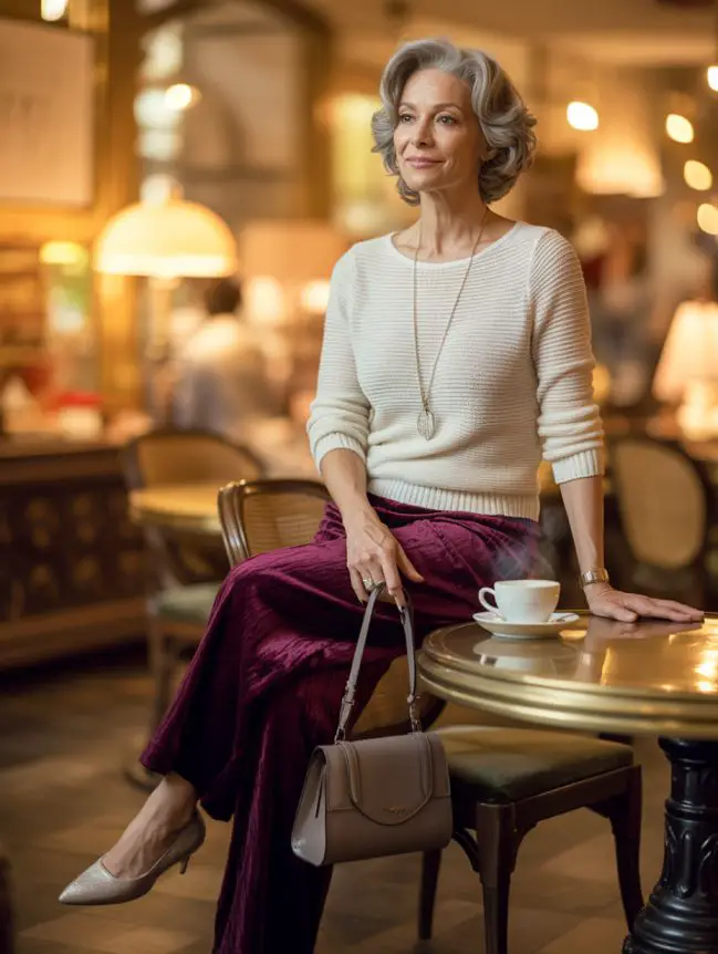 Flattering Winter Outfit Combinations for Senior Women