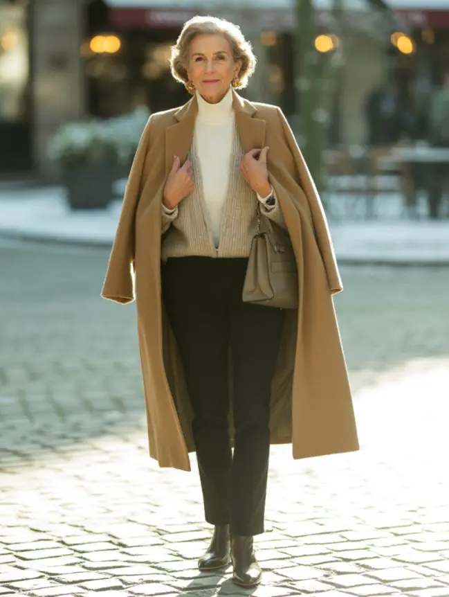 Flattering Winter Outfit Combinations for Senior Women