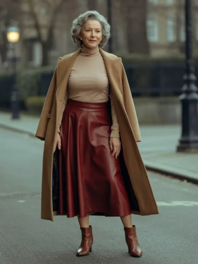 Flattering Winter Outfit Combinations for Senior Women