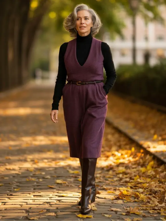 Flattering Winter Outfit Combinations for Senior Women