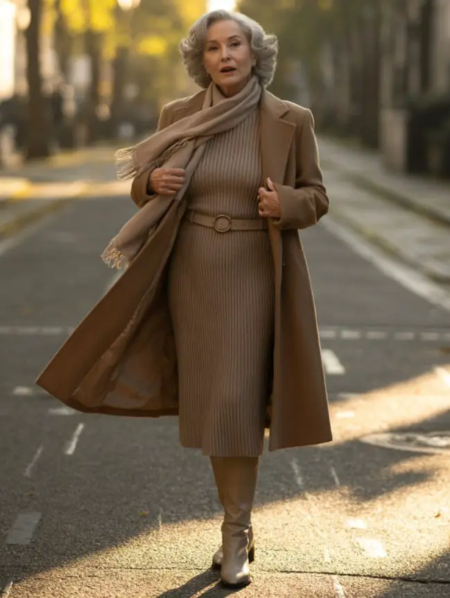 Flattering Winter Outfit Combinations for Senior Women