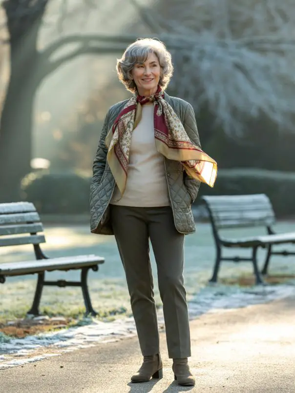 Flattering Winter Outfit Combinations for Senior Women