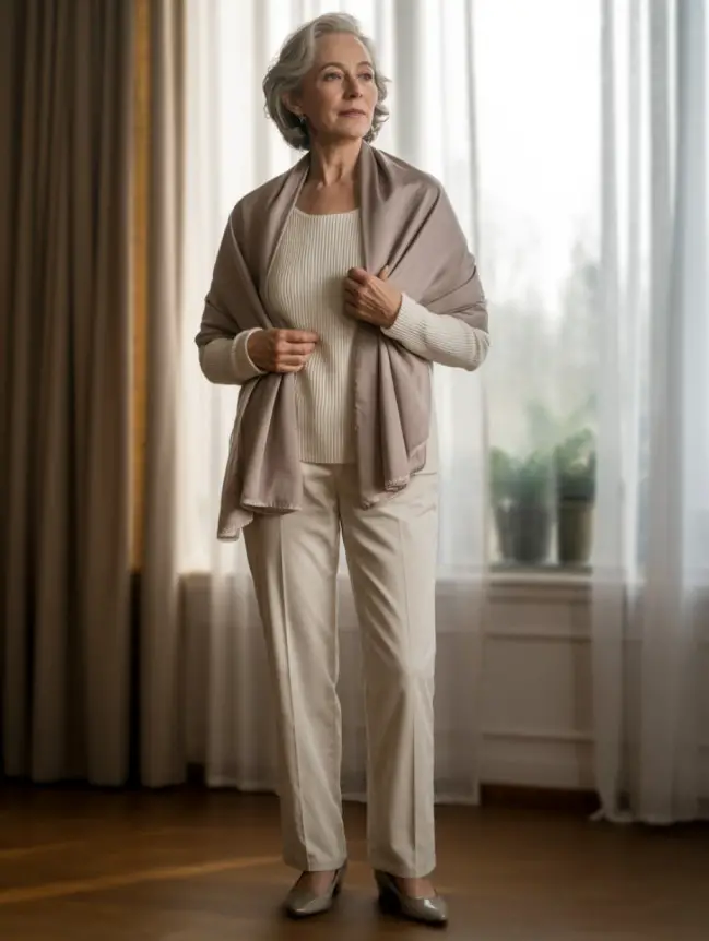 Flattering Winter Outfit Combinations for Senior Women