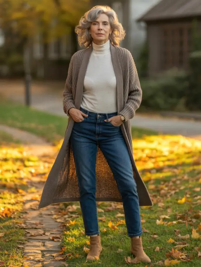 Flattering Winter Outfit Combinations for Senior Women