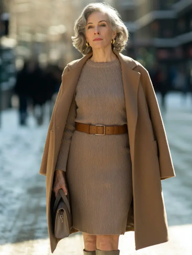 Flattering Winter Outfit Combinations for Senior Women