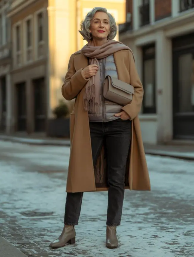 Flattering Winter Outfit Combinations for Senior Women