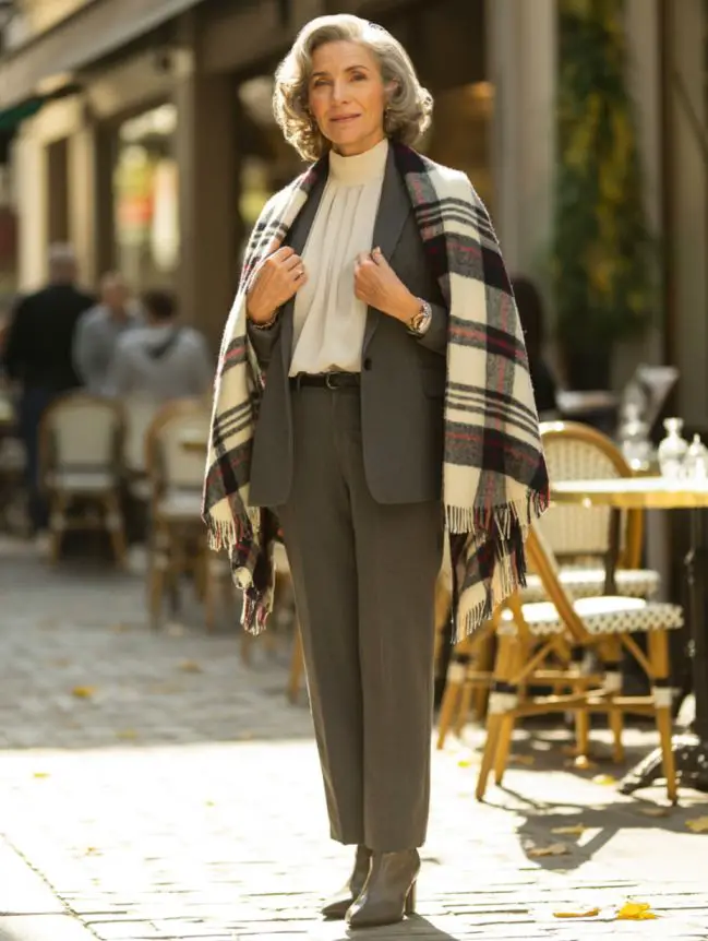 Flattering Winter Outfit Combinations for Senior Women