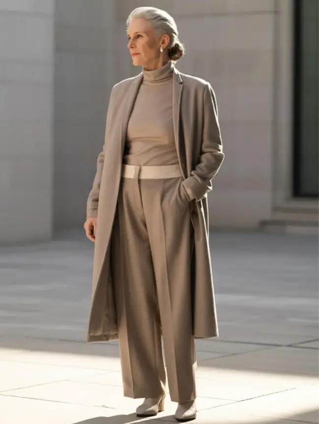 Flattering Winter Outfit Combinations for Senior Women