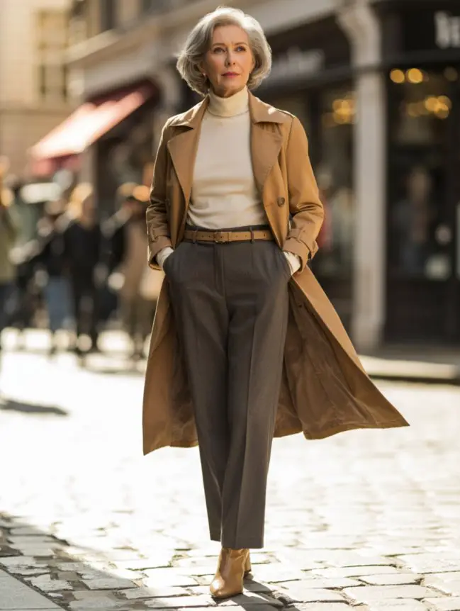 Flattering Winter Outfit Combinations for Senior Women