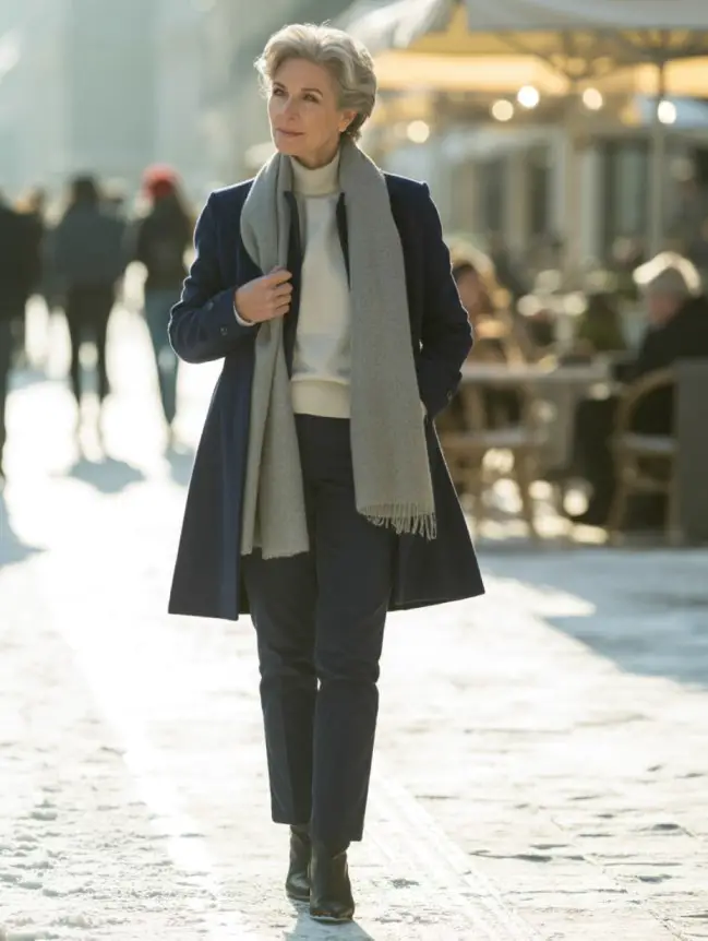 Flattering Winter Outfit Combinations for Senior Women