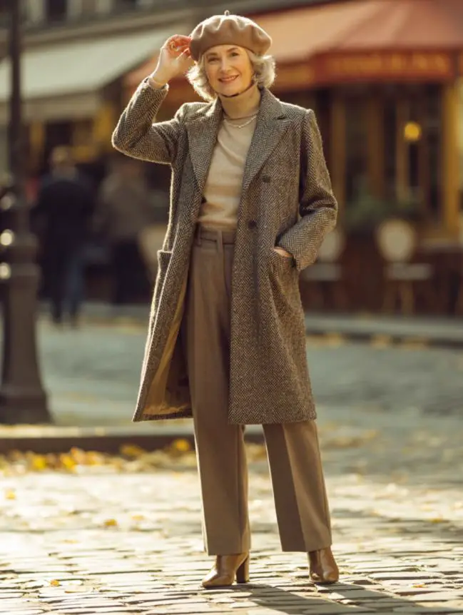 Flattering Winter Outfit Combinations for Senior Women