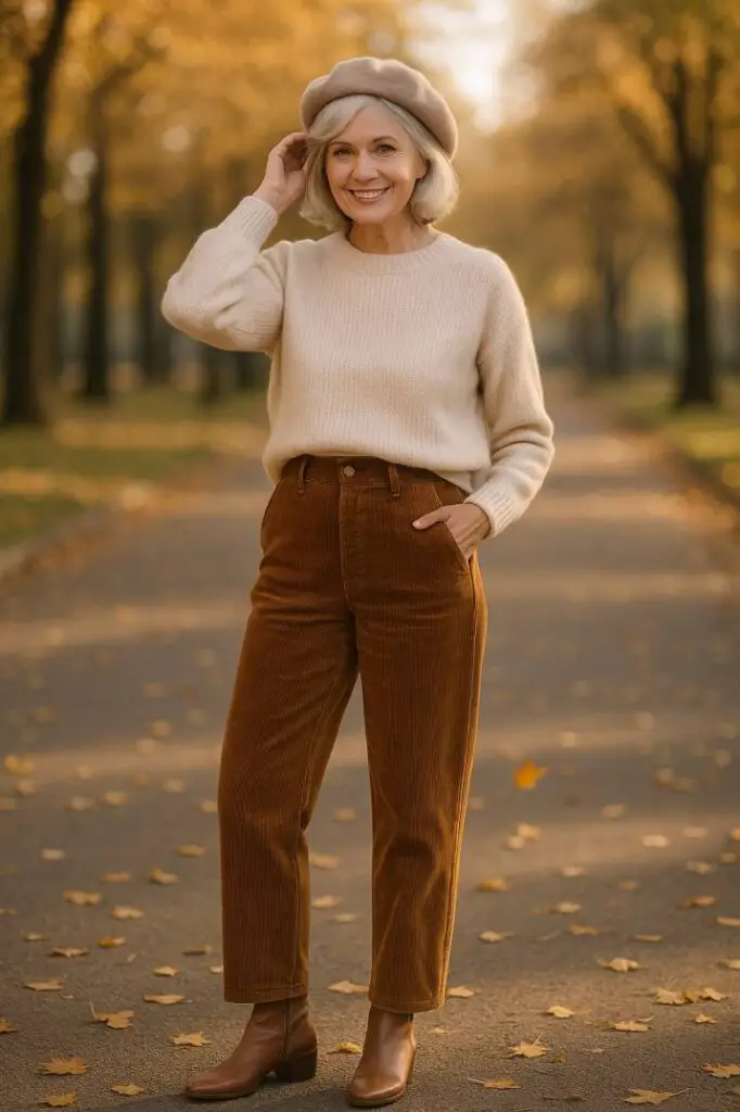 Flattering Winter Outfit Combinations for Senior Women