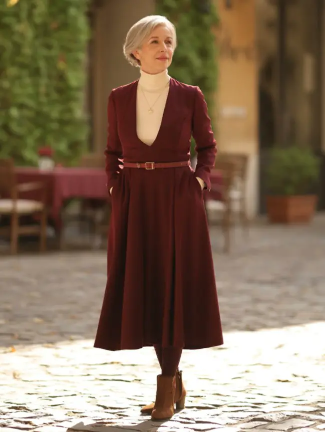 Flattering Winter Outfit Combinations for Senior Women