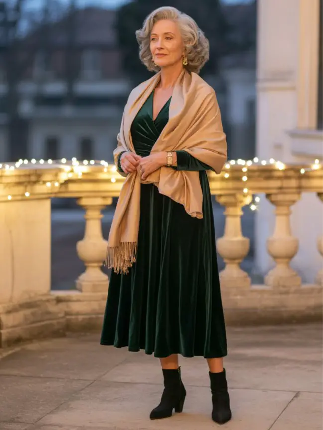 Flattering Winter Outfit Combinations for Senior Women