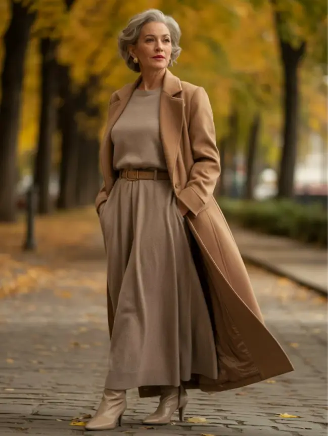 Flattering Winter Outfit Combinations for Senior Women