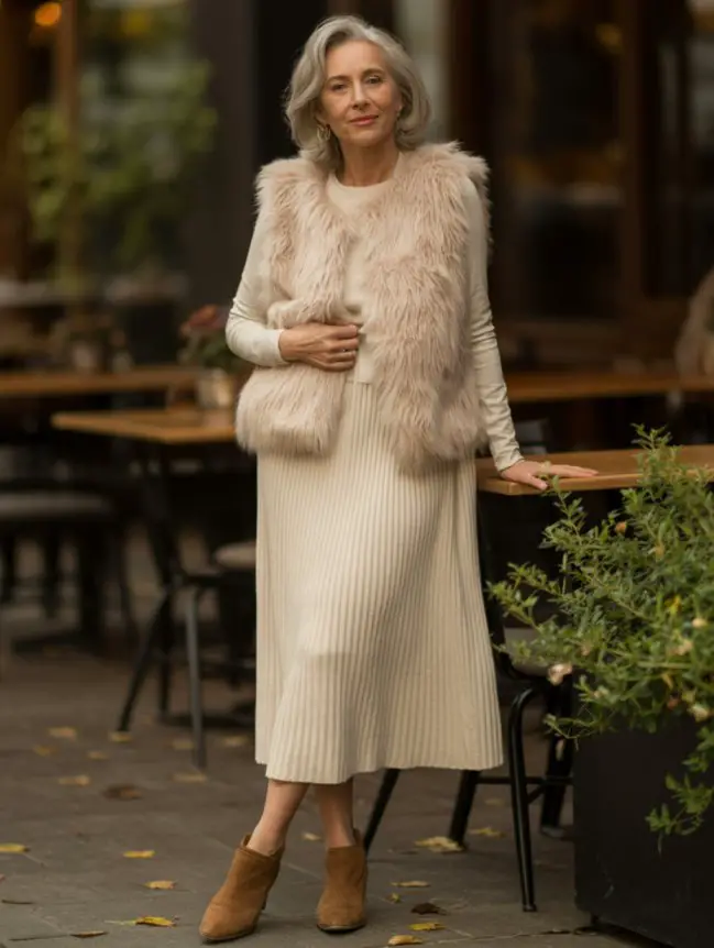 Flattering Winter Outfit Combinations for Senior Women