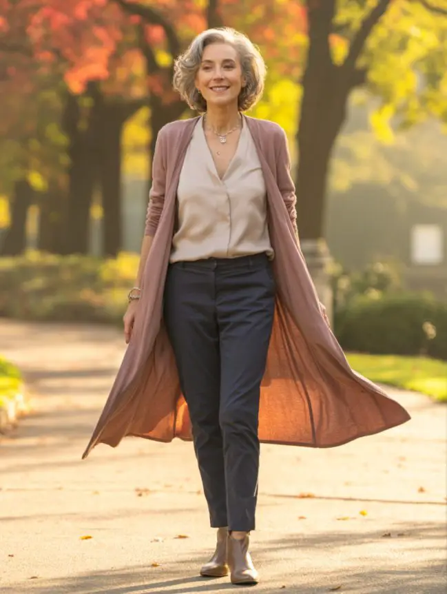 Flattering Winter Outfit Combinations for Senior Women