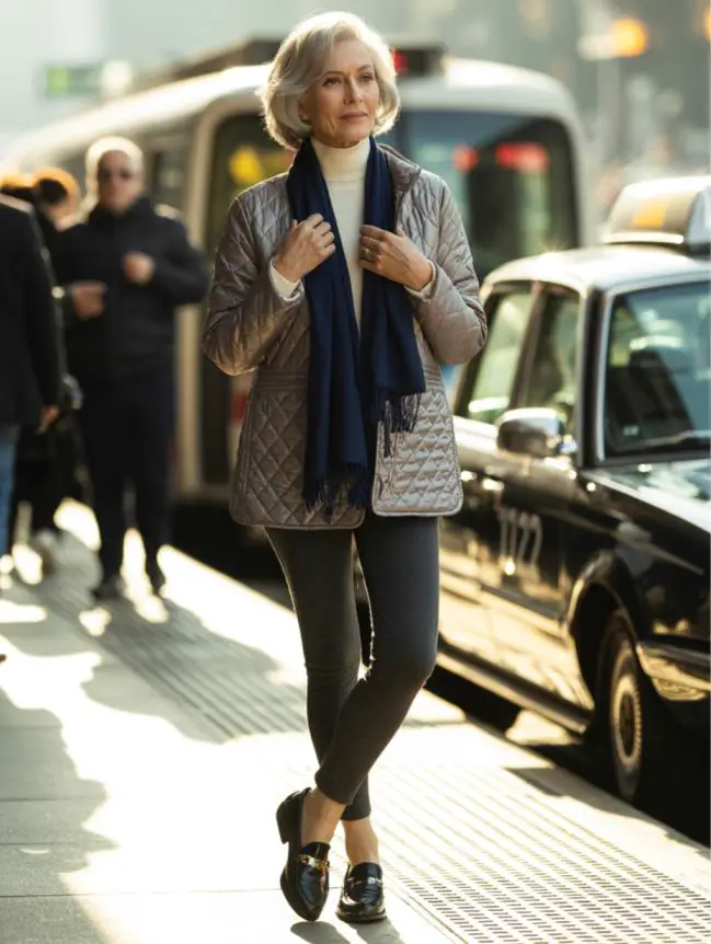 Flattering Winter Outfit Combinations for Senior Women