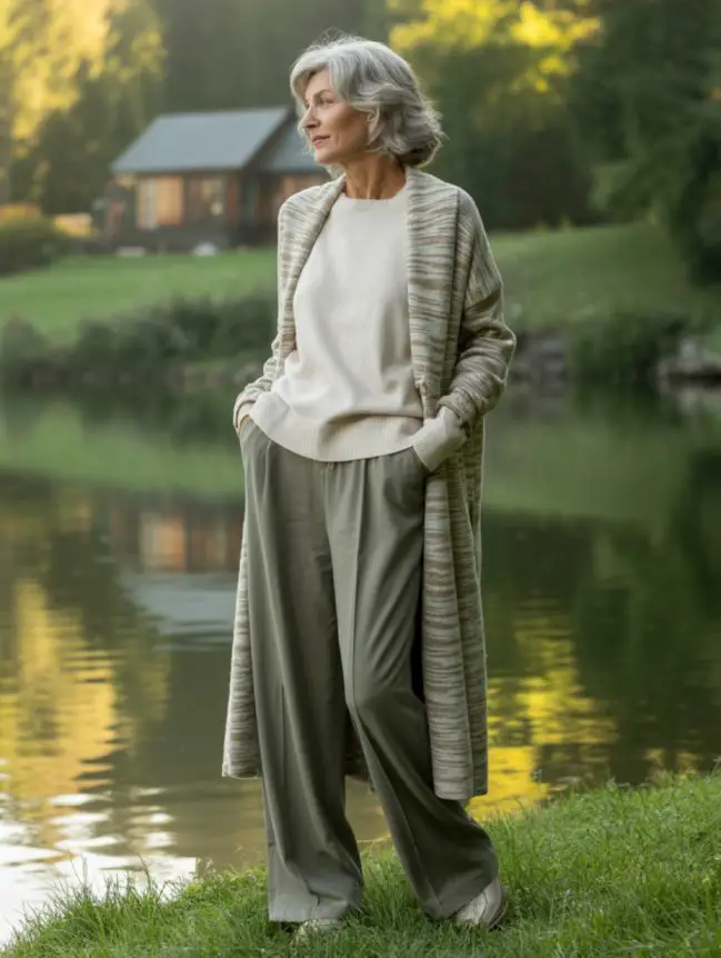Flattering Winter Outfit Combinations for Senior Women