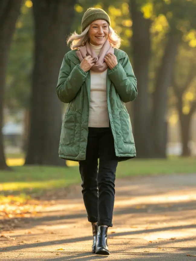 Flattering Winter Outfit Combinations for Senior Women