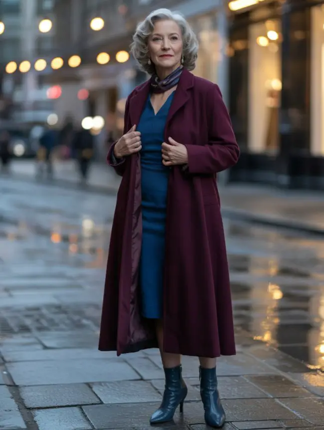 Flattering Winter Outfit Combinations for Senior Women