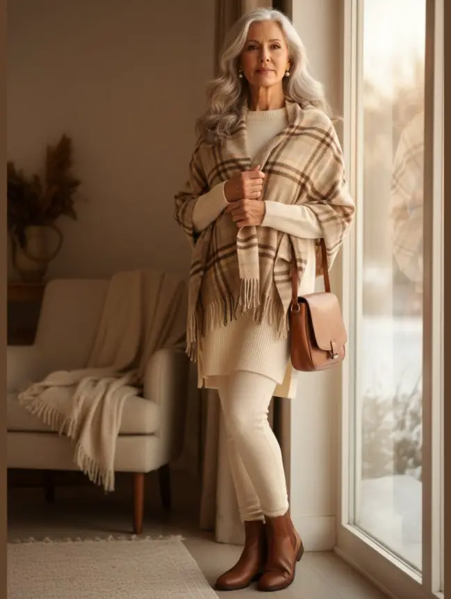 Winter Road Trip Outfits for Women Over 60