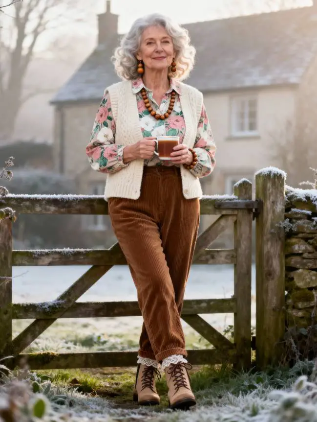 Winter Road Trip Outfits for Women Over 60