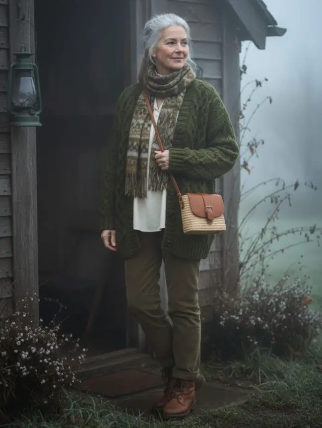 Winter Road Trip Outfits for Women Over 60