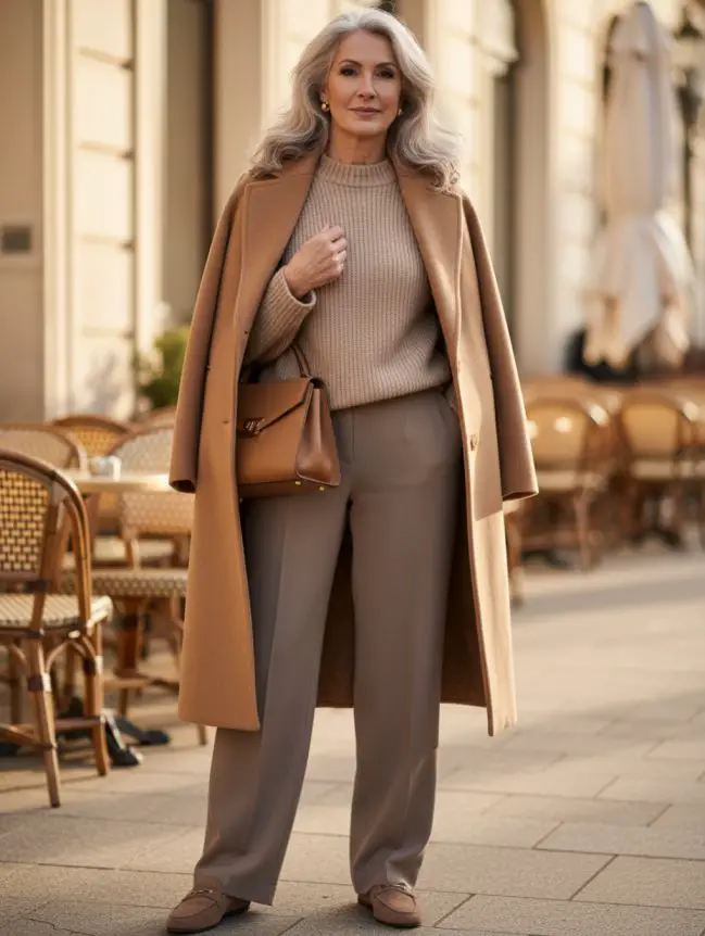 Winter Road Trip Outfits for Women Over 60