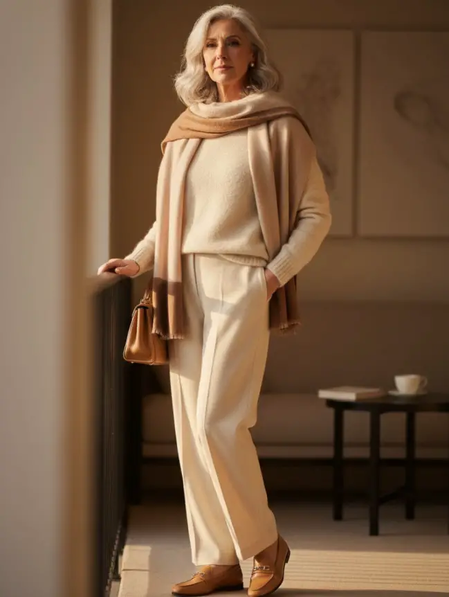 Winter Road Trip Outfits for Women Over 60