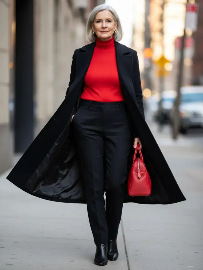 Winter Road Trip Outfits for Women Over 60