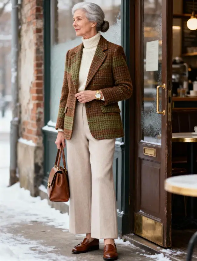 Winter Road Trip Outfits for Women Over 60