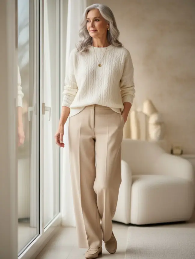 Winter Road Trip Outfits for Women Over 60