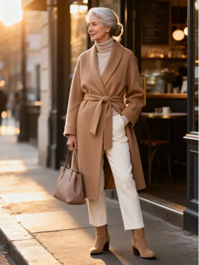 Winter Road Trip Outfits for Women Over 60